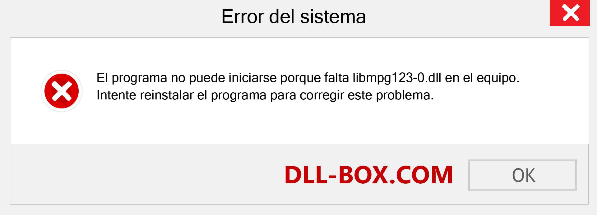 ¿Falta el archivo libmpg123-0.dll ?. Descargar para Windows 7, 8, 10 - Corregir libmpg123-0 dll Missing Error en Windows, fotos, imágenes